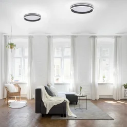 Paul Neuhaus LED-Deckenleuchte 1flg schwarz