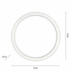 Paul Neuhaus LED-Deckenleuchte 1flg silberfarben