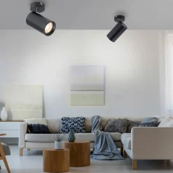 Paul Neuhaus LED-Deckenleuchte 1flg schwarz