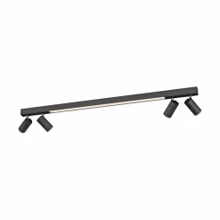 Paul Neuhaus LED-Deckenleuchte 5flg schwarz