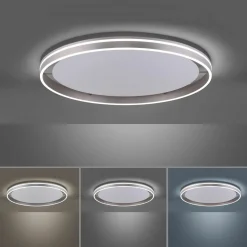 Paul Neuhaus LED-Deckenleuchte 1flg silberfarben