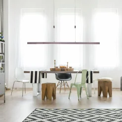 Paul Neuhaus LED-Pendelleuchte 3flg silberfarben