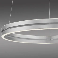 Paul Neuhaus LED-Pendelleuchte 2flg silberfarben