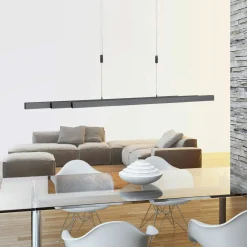 Paul Neuhaus LED-Pendelleuchte 3flg schwarz