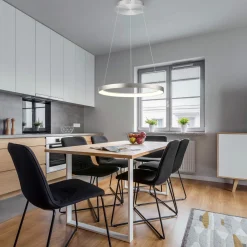 Paul Neuhaus LED-Pendelleuchte 1flg silberfarben