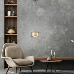 Paul Neuhaus LED-Pendelleuchte 1flg schwarz