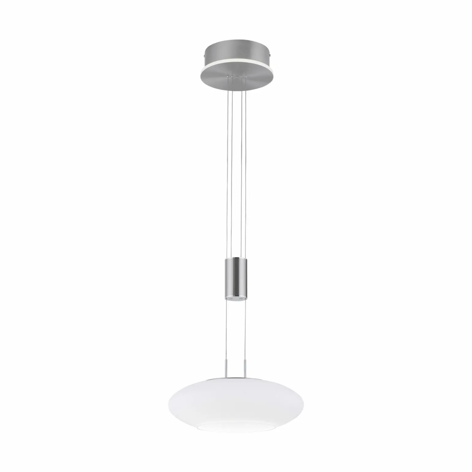 Paul Neuhaus LED-Pendelleuchte 2flg silberfarben