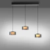 Paul Neuhaus LED-Pendelleuchte 3flg schwarz