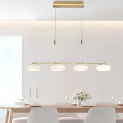 Paul Neuhaus LED-Pendelleuchte 5flg silberfarben