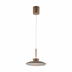 Paul Neuhaus LED-Pendelleuchte 2flg braun