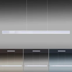 Paul Neuhaus LED-Pendelleuchte 6flg silberfarben