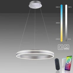 Paul Neuhaus LED-Pendelleuchte 1flg silberfarben
