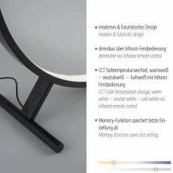 Paul Neuhaus LED-Stehleuchte 1flg schwarz