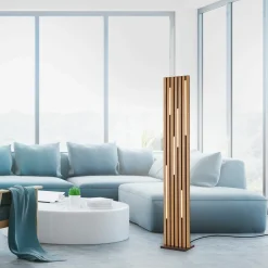 Paul Neuhaus LED-Stehleuchte 1flg braun