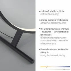 Paul Neuhaus LED-Stehleuchte 1flg schwarz