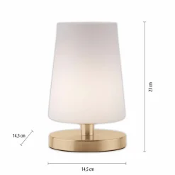 Paul Neuhaus LED-Tischleuchte 1flg goldfarben
