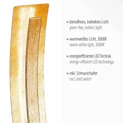 Paul Neuhaus LED-Tischleuchte 1flg goldfarben