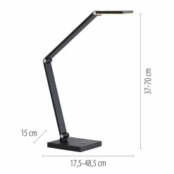 Paul Neuhaus LED-Tischleuchte 1flg grau