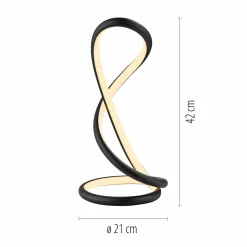 Paul Neuhaus LED-Tischleuchte 1flg schwarz