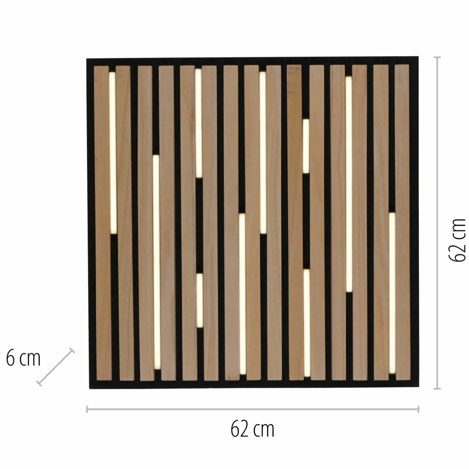 Paul Neuhaus LED-Wand- u.Deckenleuchte 1flg braun