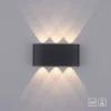 Paul Neuhaus LED-Wandleuchte 6flg schwarz