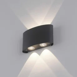Paul Neuhaus LED-Wandleuchte 4flg schwarz