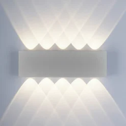 Paul Neuhaus LED-Wandleuchte 10flg silberfarben