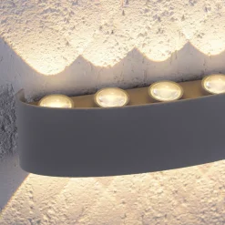 Paul Neuhaus LED-Wandleuchte 10flg silberfarben