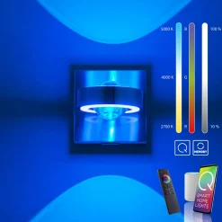 Paul Neuhaus LED-Wandleuchte 4flg silberfarben