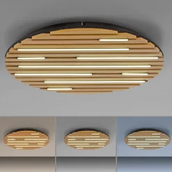 Paul Neuhaus LED-Wand-u. Deckenleuchte 1flg braun