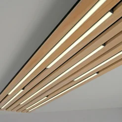 Paul Neuhaus LED-Wand-u. Deckenleuchte 1flg braun