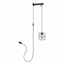 Paul Neuhaus Wandleuchte 1flg schwarz