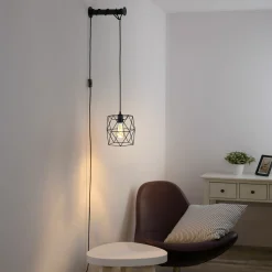 Paul Neuhaus Wandleuchte 1flg schwarz