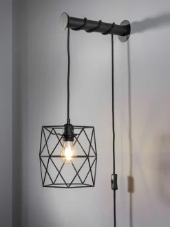 Paul Neuhaus Wandleuchte 1flg schwarz