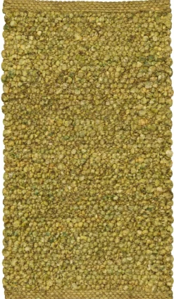 Paulig Handwebteppich grün