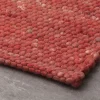 Paulig Handwebteppich rot