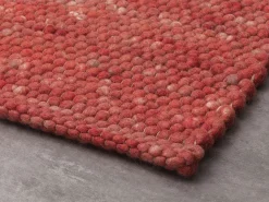Paulig Handwebteppich rot