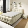 Polsterbett beige