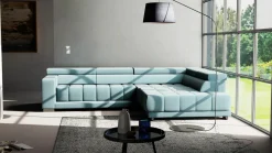 Polstergarnitur blau