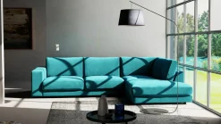 Polstergarnitur blau