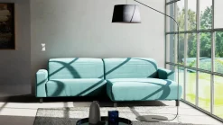 Polstergarnitur blau