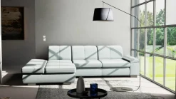 Polstergarnitur blau