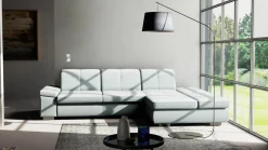 Polstergarnitur blau