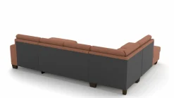 Polstergarnitur braun