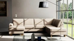 Polstergarnitur braun