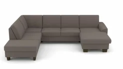 Polstergarnitur braun