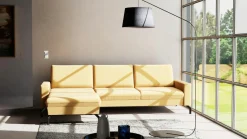 Polstergarnitur gelb