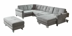 Polstergarnitur grau