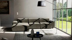 Polstergarnitur grau