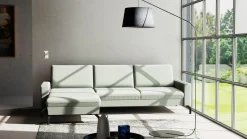 Polstergarnitur grau